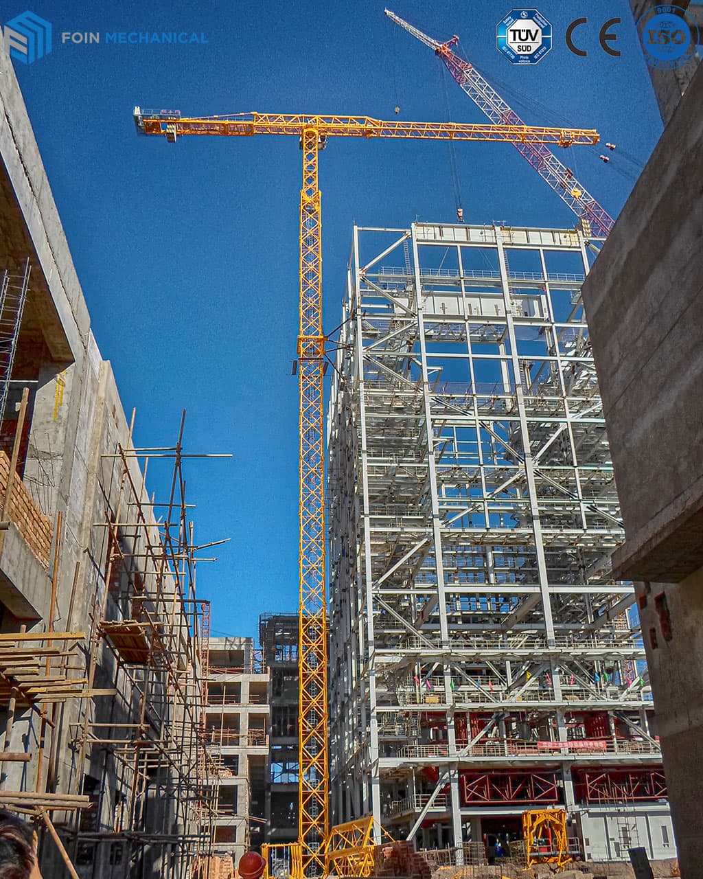 Grúa torre de flattop 8522-25T in UAE