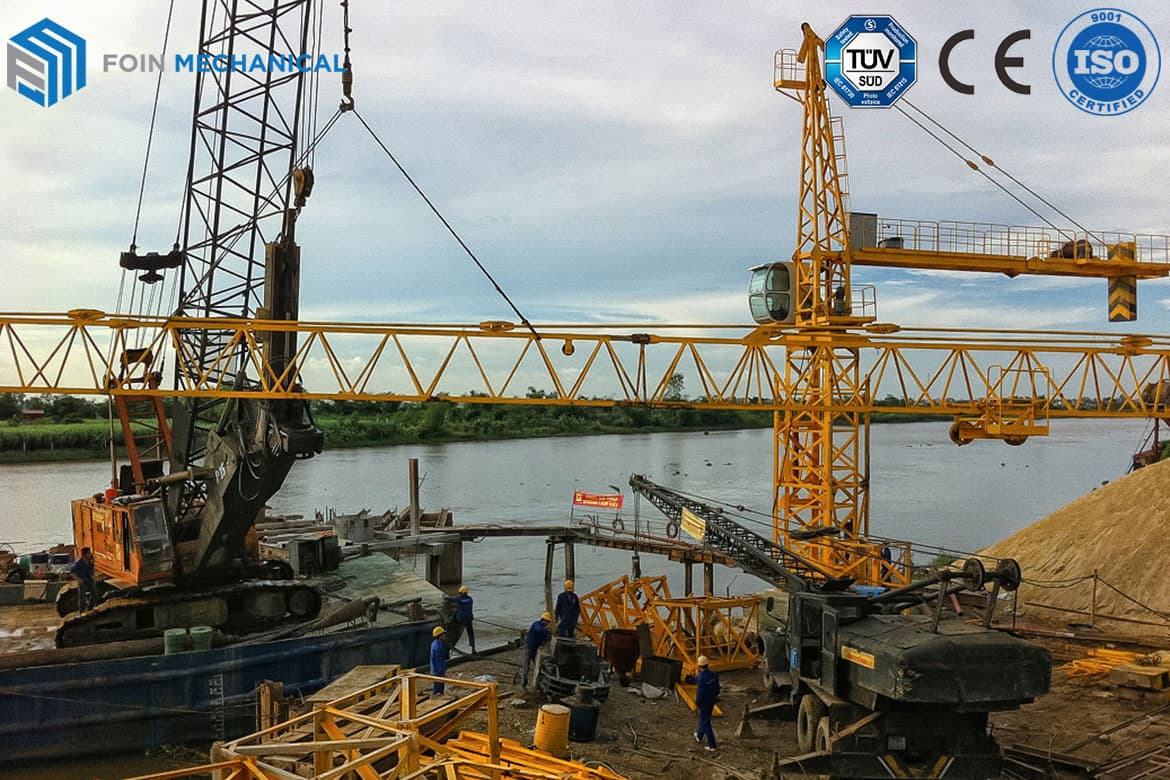 Grúa torre topkit servir para puente