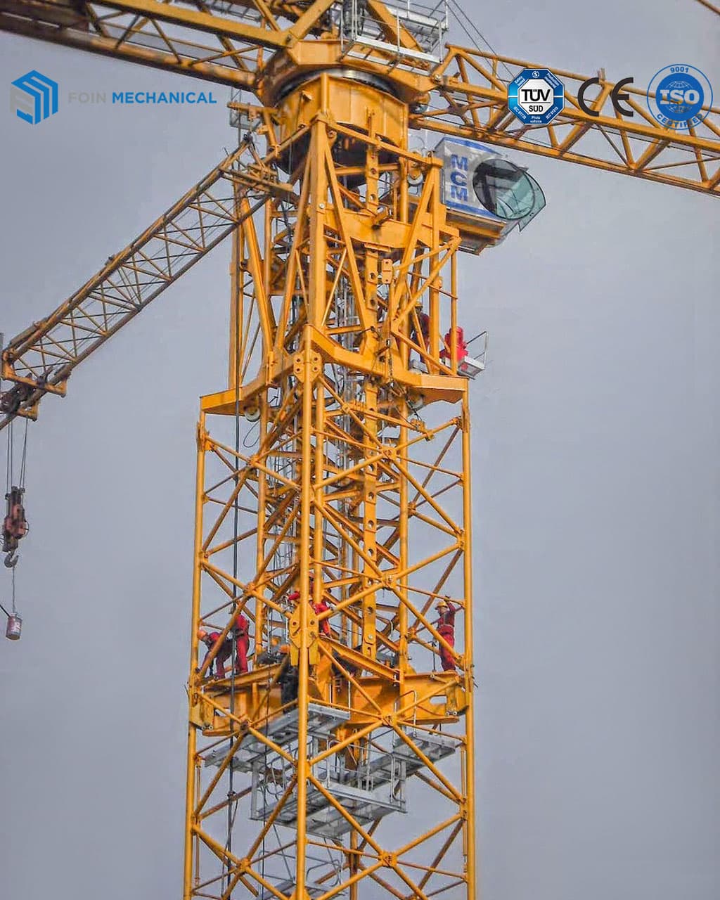Grúas torre de tirantes M900-50T foin